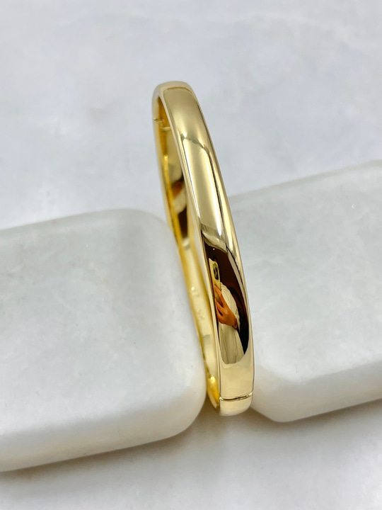 Özel Seri Bombe Kesim Kelepçe Orta Boy Gold