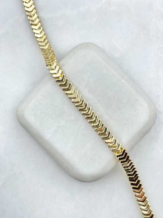 Bombe Ok Model Bileklik Gold