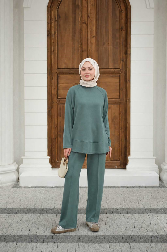 Pantolonlu Takım Yeşil