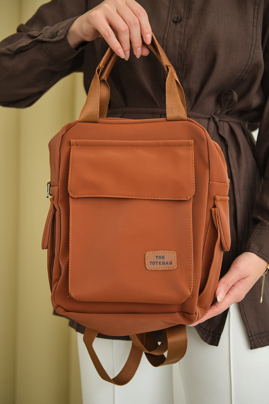 Arma Detay Sırt Çanta Taba