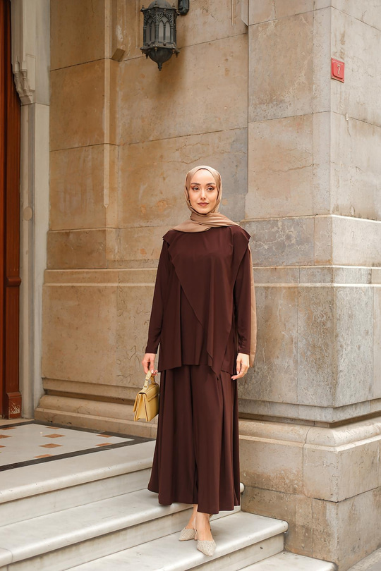 Asimetrik Salaş Takım Acı Kahve