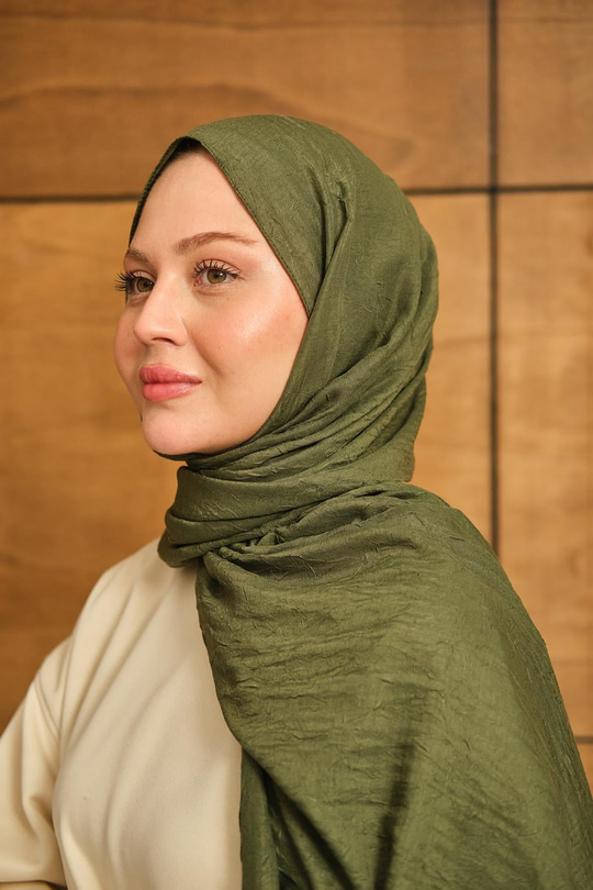 Bambu Kraş Şal Yeşil