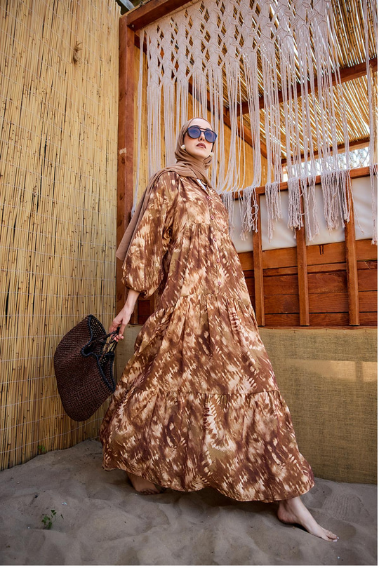 Batik Desen Elbise Vizon