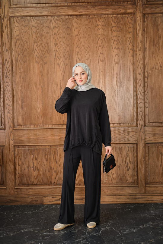 Beli Lastikli Takım Siyah