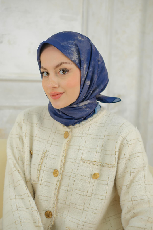 Bulut Soft Eşarp Lacivert