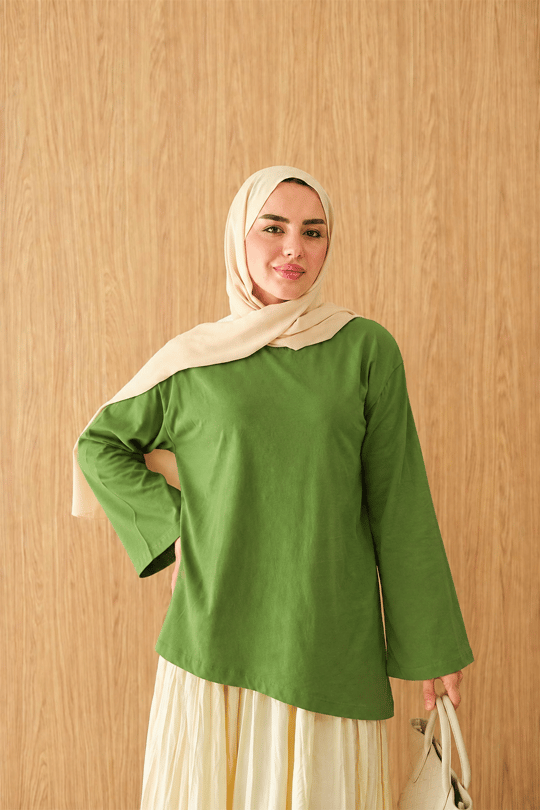 Bisiklet Yaka Body Yeşil