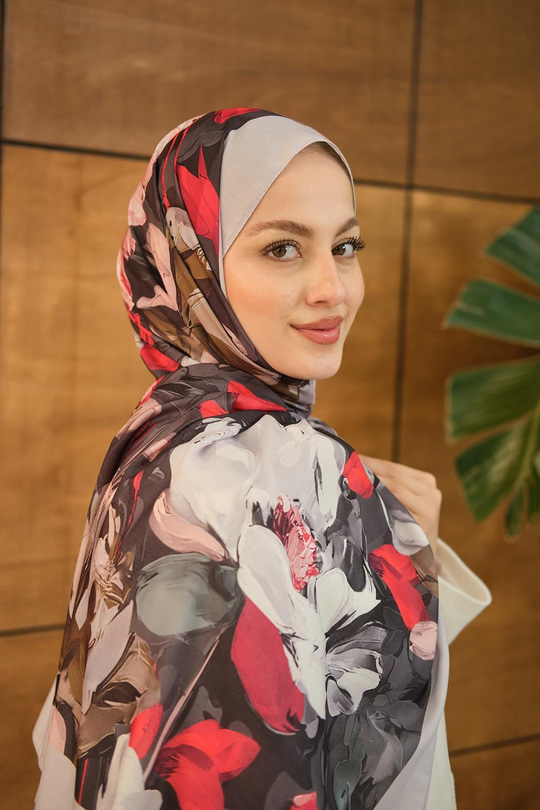 Fırça Desen Soft Şal Taş