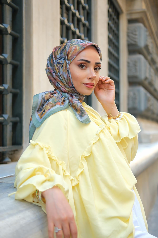 Frezya Soft Eşarp Açık Yeşil