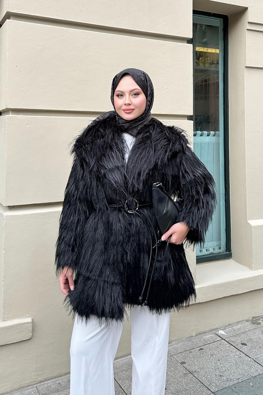 Halka Kemer Detay Kaban Siyah