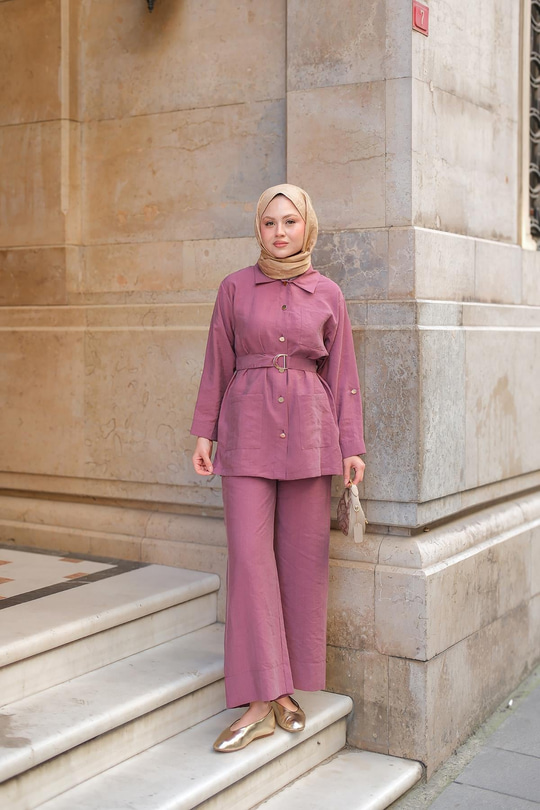 Lyocell Takım  Gül Kurusu