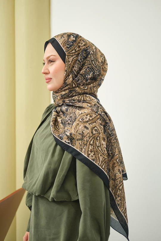 New Bahar Soft Şal Kahverengi