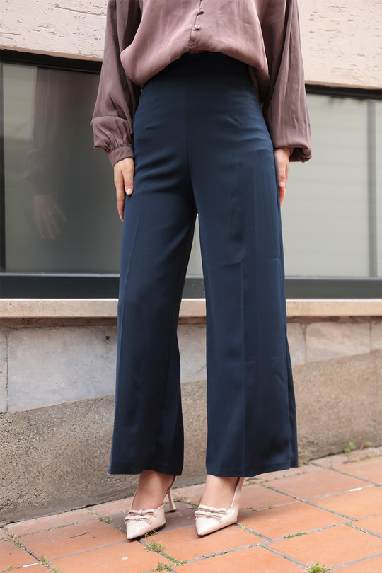 Pallazzo Pantolon Lacivert
