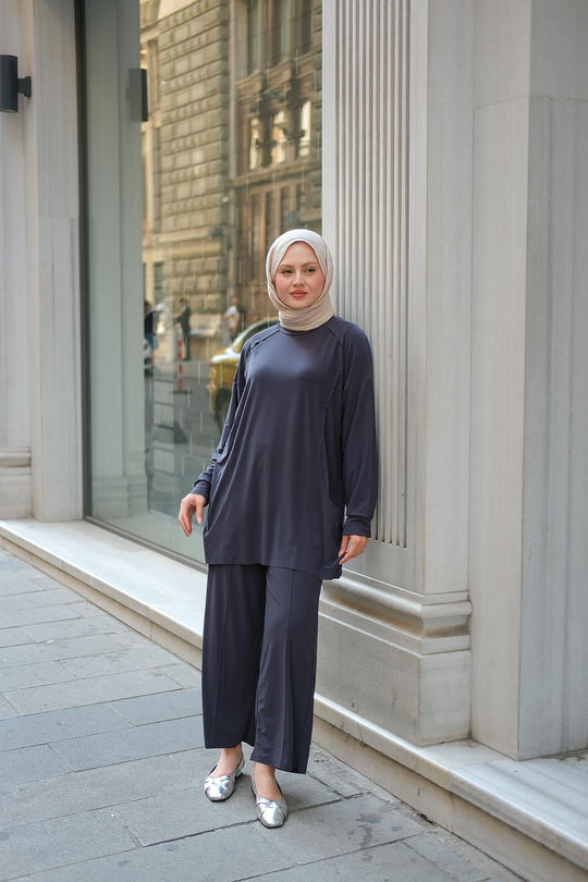 Parça Detay İkili Takım Antrasit