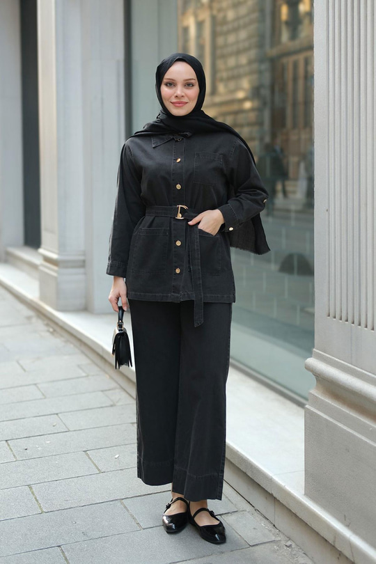 Rins Yıkama İkili Takım Antrasit