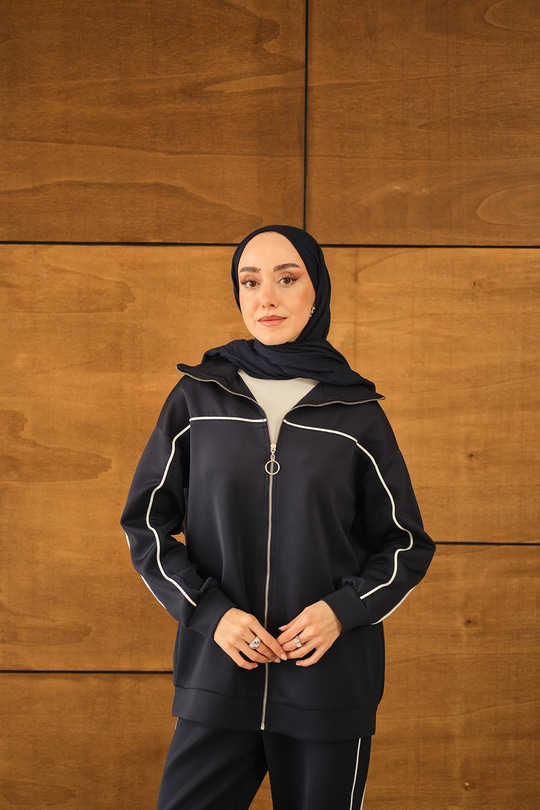 Robası Biyeli Takım Lacivert