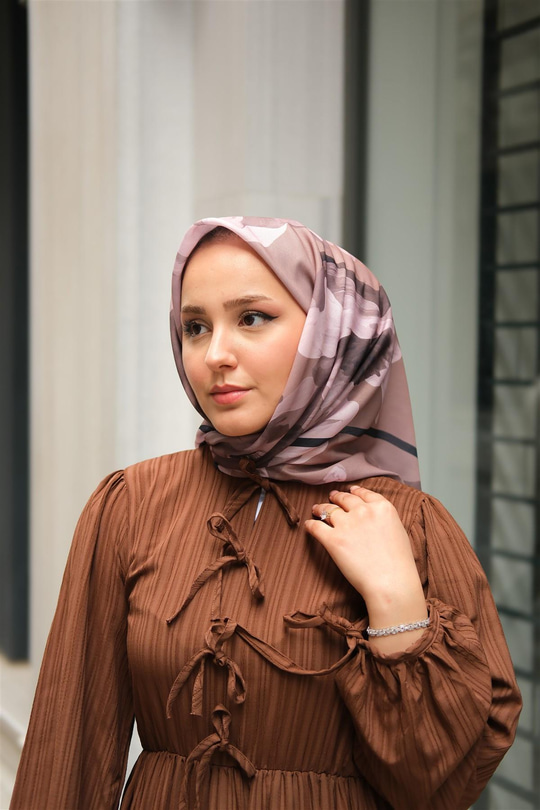 Soft Eşarp Açık Kahve