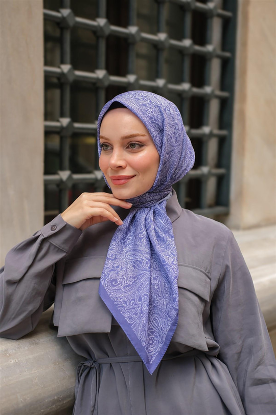 Soft Eşarp eflatun