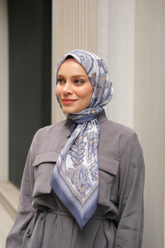 Soft Eşarp Koyu Gri