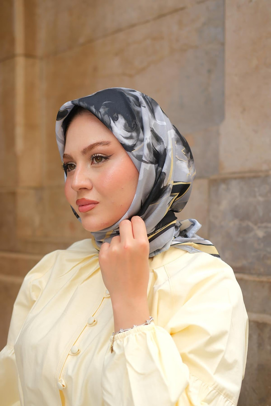 Soft Eşarp  Koyu Gri