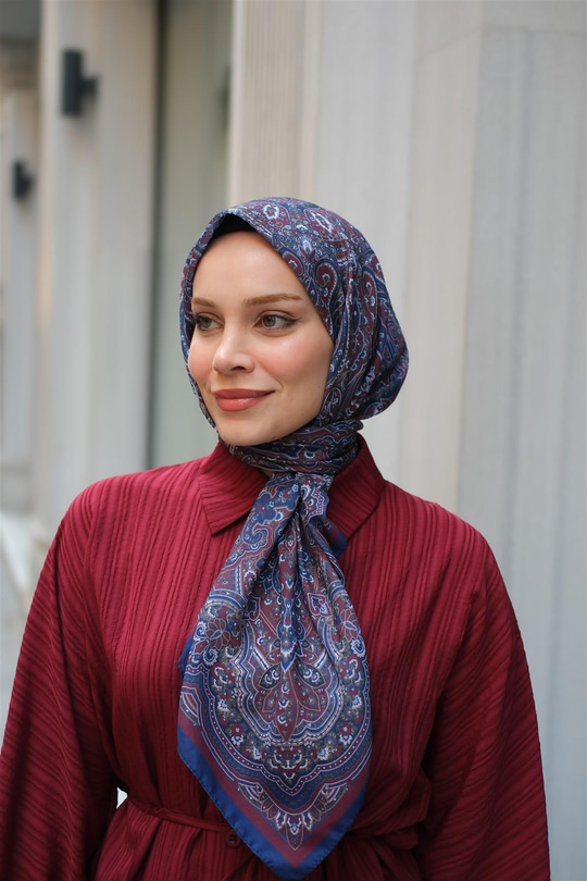 Soft Eşarp Lacivert