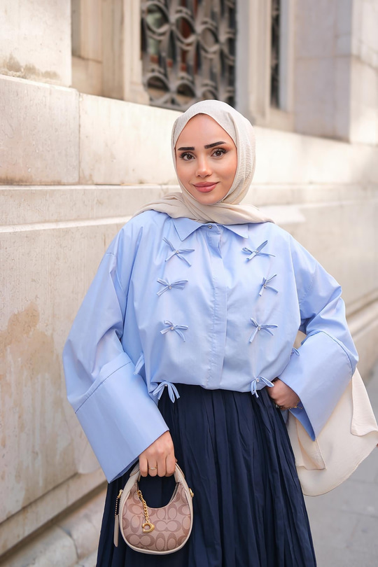 Taş Fiyonk Gömlek Mavi