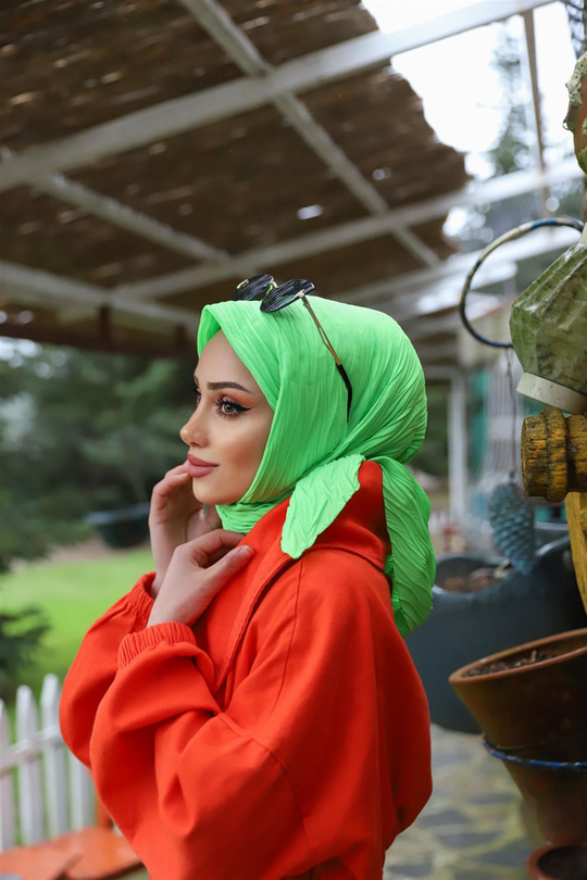 AGAC KABUGU PILISELI ESARP NEON YESIL