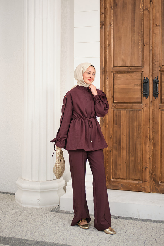 Beli Ayarlanabilir Cupra İkili Takım Bordo