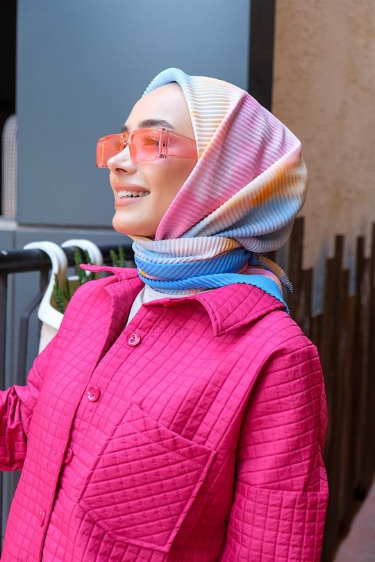 Uygun Fiyatlı BULUT DESEN PILISELI ESARP | Loccomoda.com 