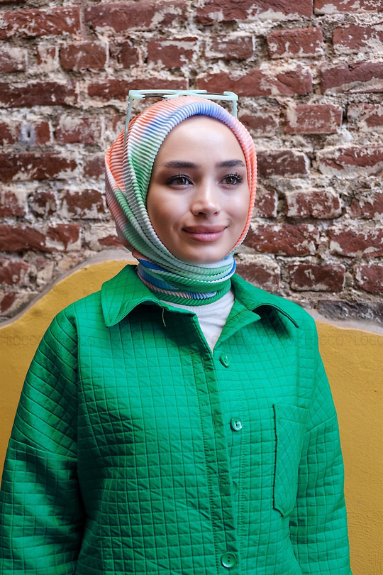 Uygun Fiyatlı BULUT DESEN PILISELI ESARP | Loccomoda.com 