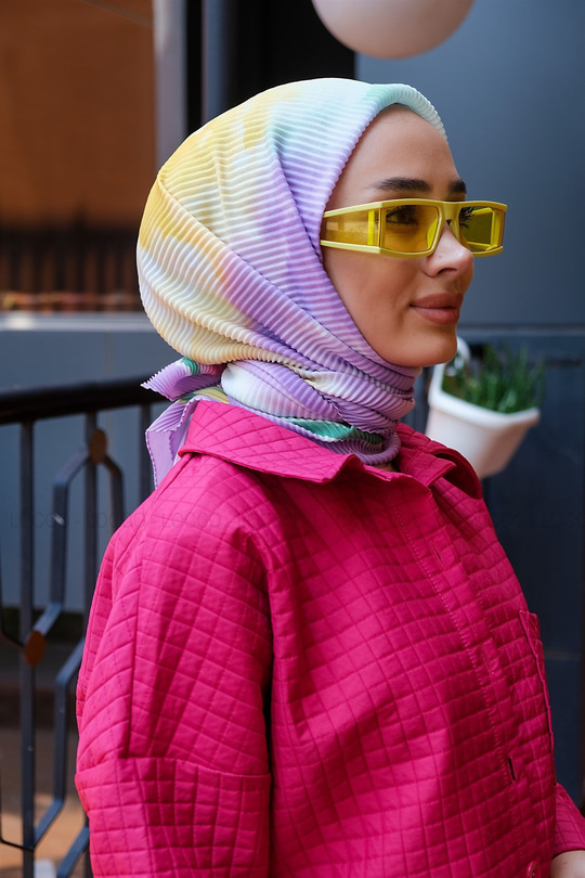 Uygun Fiyatlı BULUT DESEN PILISELI ESARP | Loccomoda.com 