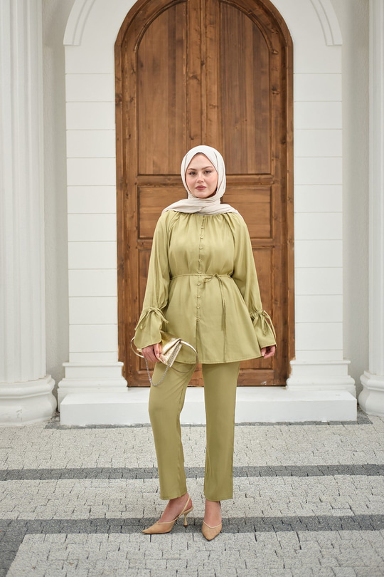 Büzgü Detay Takım Yağ Yeşil