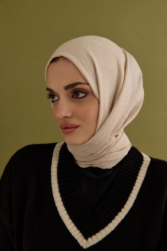 Candy Desen Şal fildişi