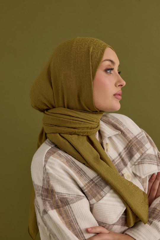 Candy Desen Şal safran