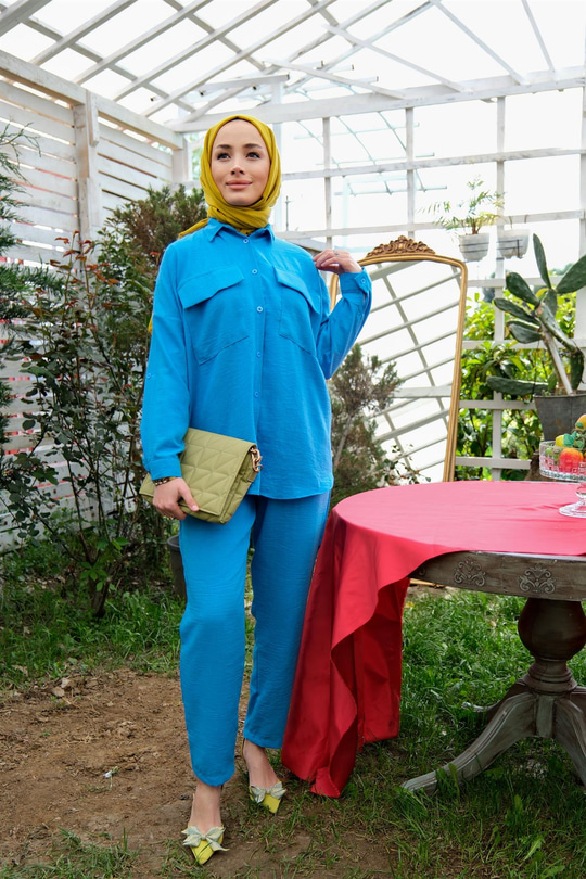 CIFT CEPLI KETEN TAKIM MAVI