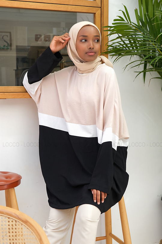 Uygun Fiyatlı CIFT RENK SALAS TUNIK | Loccomoda.com 