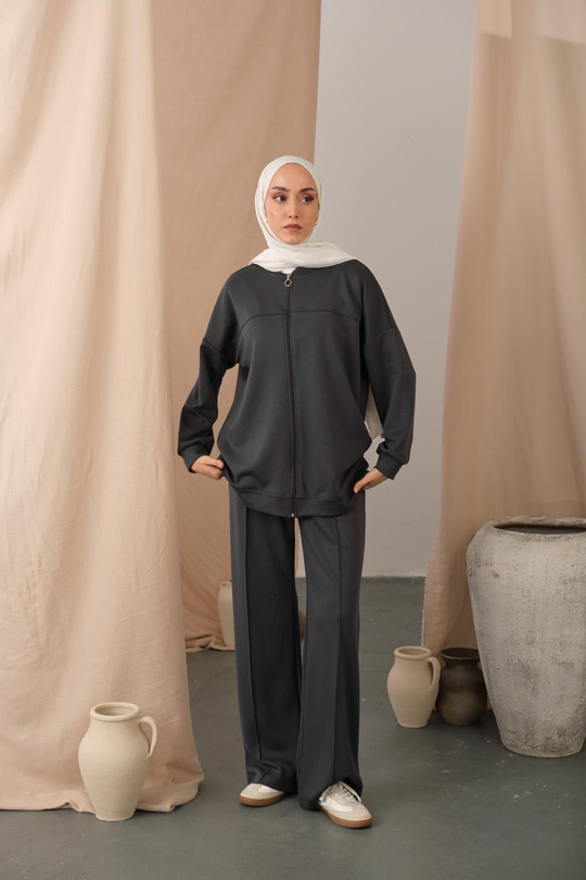 Cima Detay İkili Takım Antrasit