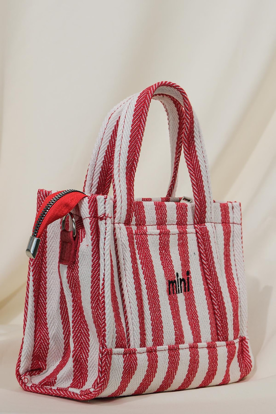 Çizgi Detay Çanta  Kırmızı
