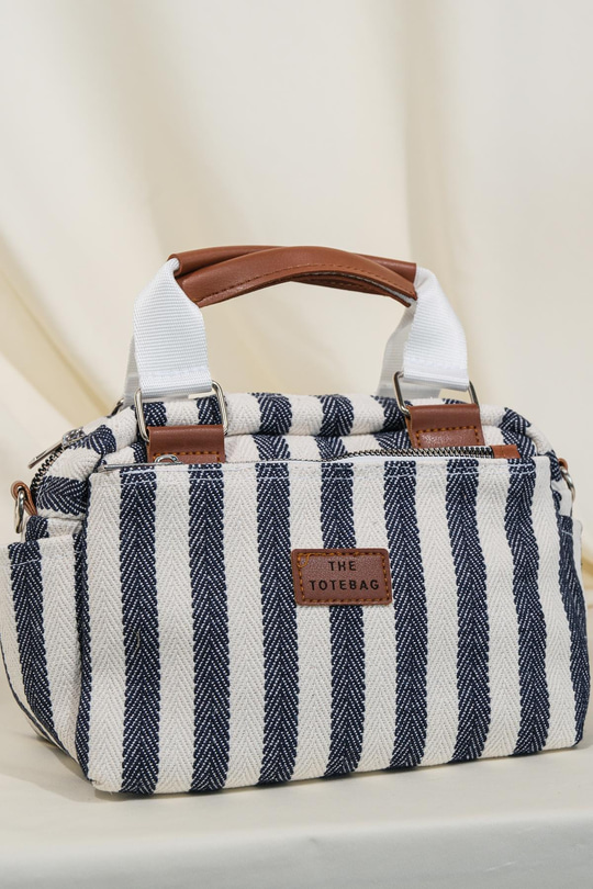 Çizgi Detay Çanta Lacivert