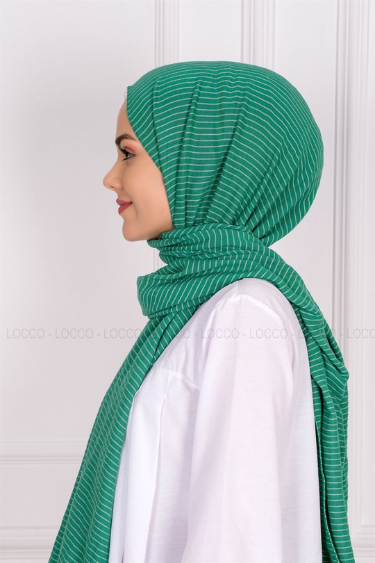 Uygun Fiyatlı CIZGILI SAL  YESIL | Loccomoda.com 