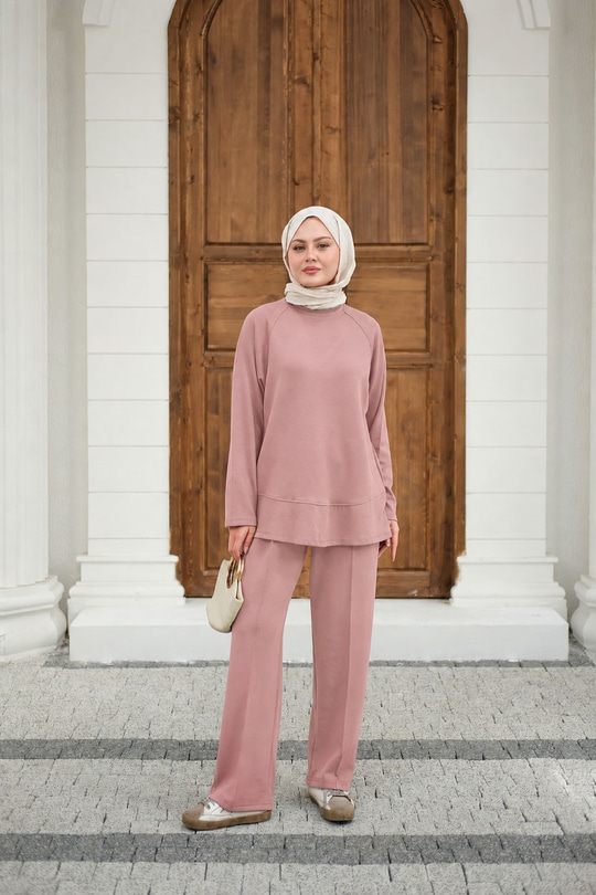 Pantolonlu Takım Pembe