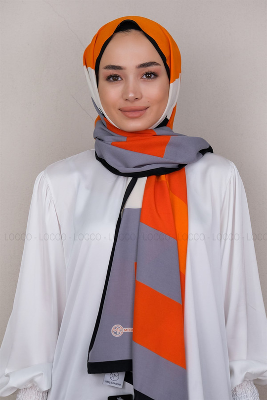 Uygun Fiyatlı DESENLI MEDINE IPEGI SAL GRI | Loccomoda.com 