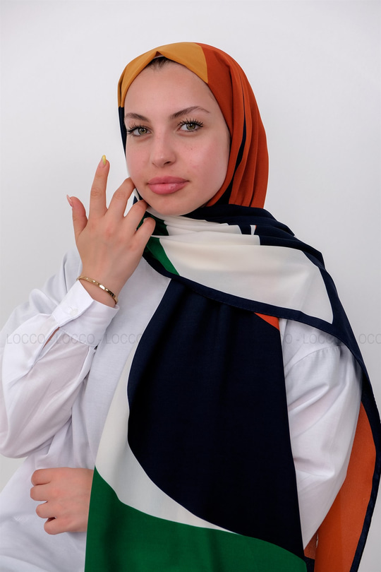 Uygun Fiyatlı DESENLI MEDINE IPEGI SAL KIREMIT | Loccomoda.com 