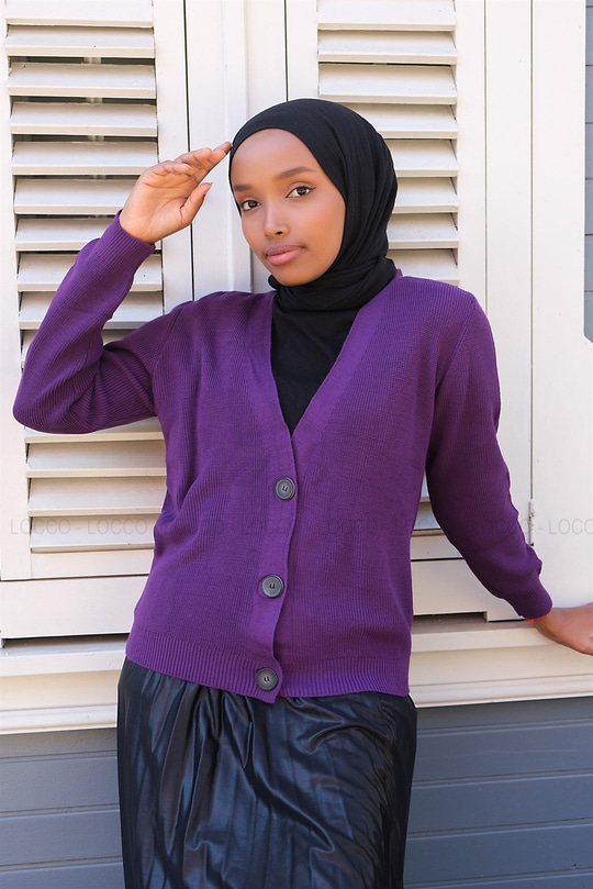 Uygun Fiyatlı DUZ RENK SPOR TRIKO HIRKA MOR | Loccomoda.com 