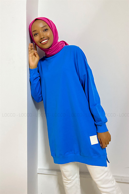 Uygun Fiyatlı DUZ TUNIK  MAVI | Loccomoda.com 