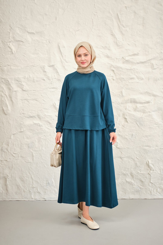 Etekli Takım Petrol Yeşil