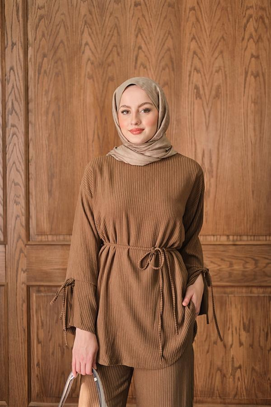 Fitilli İkili Takım Vizon