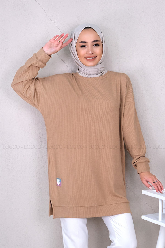 Uygun Fiyatlı FITILLI TUNIK VIZON | Loccomoda.com 