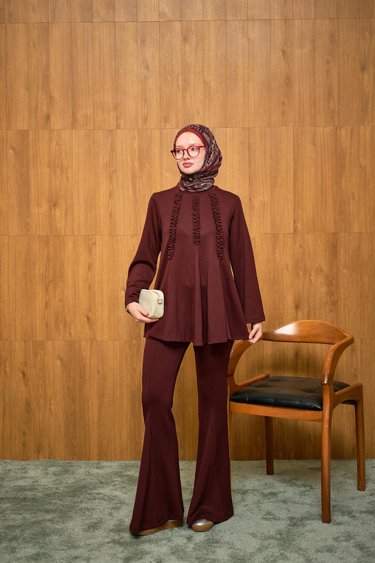 Godeli İkili Takım Bordo