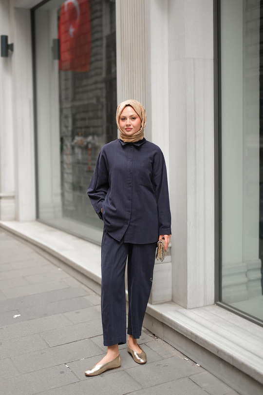 Kaesta Keten Takım Lacivert