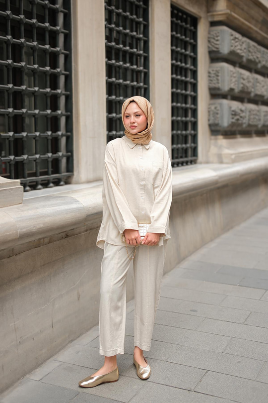 Kaesta Keten Takım Taş